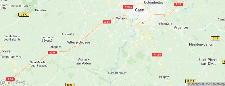 Sainte-Honorine-du-Fay, France Map