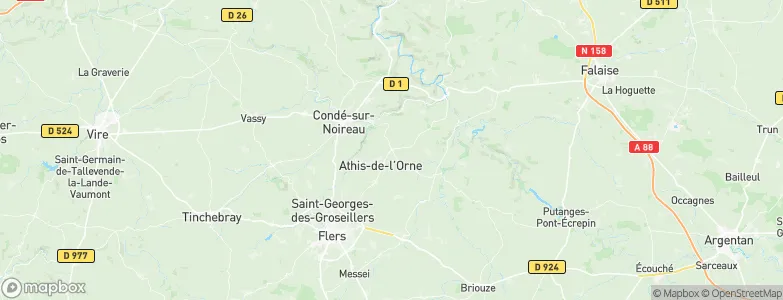 Sainte-Honorine-la-Chardonne, France Map