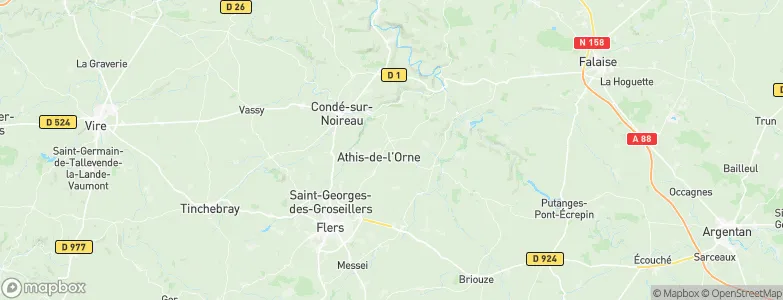 Sainte-Honorine-la-Chardonne, France Map