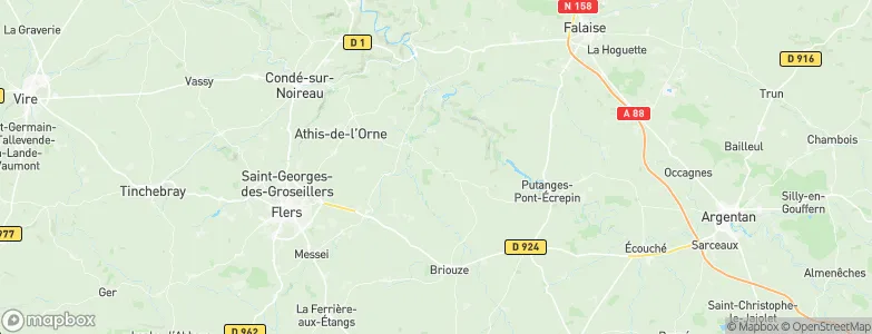 Sainte-Honorine-la-Guillaume, France Map