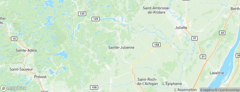 Sainte-Julienne, Canada Map