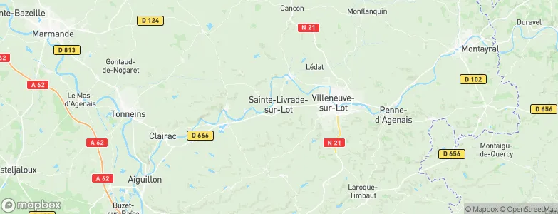 Sainte-Livrade-sur-Lot, France Map