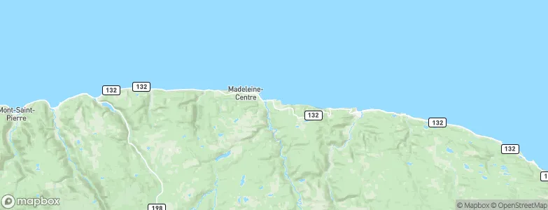 Sainte-Madeleine-de-la-Rivière-Madeleine, Canada Map