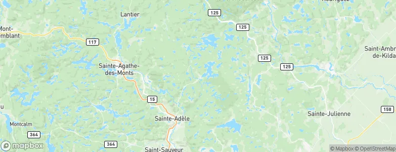 Sainte-Marguerite--Estérel, Canada Map