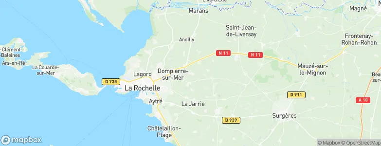 Sainte-Soulle, France Map