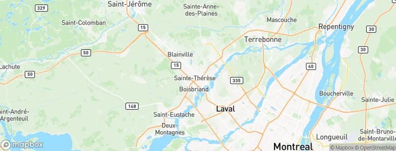 Sainte-Thérèse, Canada Map