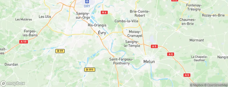 Saintry-sur-Seine, France Map