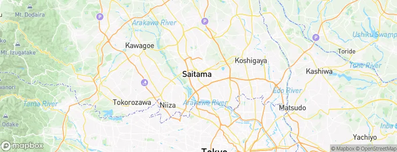 Saitama, Japan Map