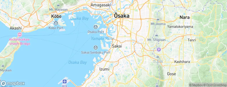 Sakai, Japan Map