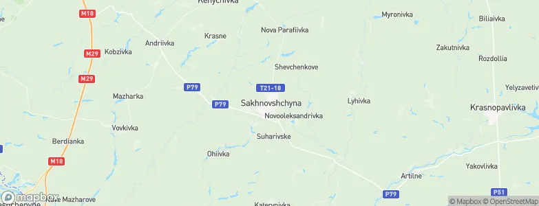Sakhnovshchyna, Ukraine Map
