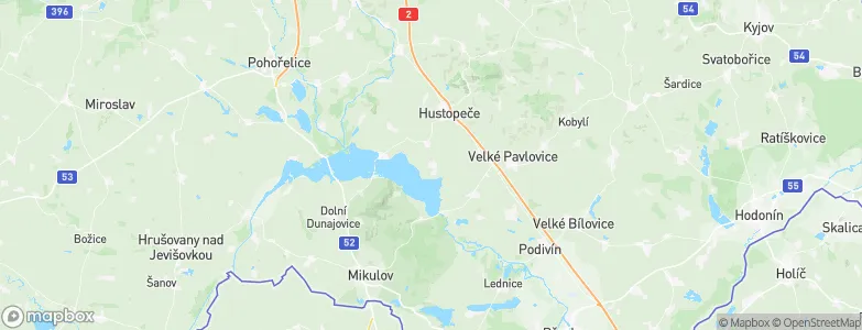 Šakvice, Czechia Map