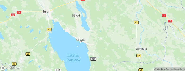 Säkylä, Finland Map