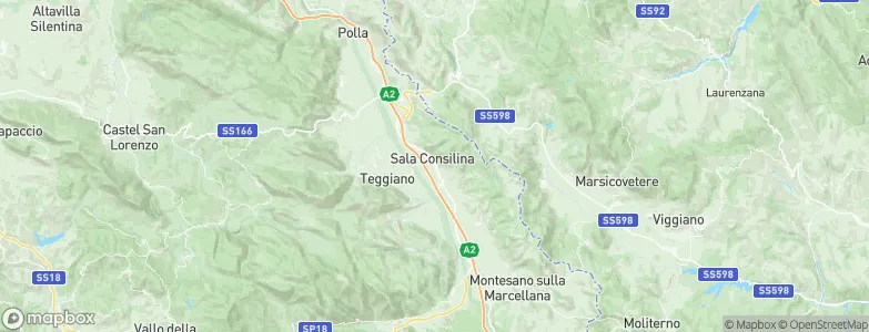 Sala Consilina, Italy Map
