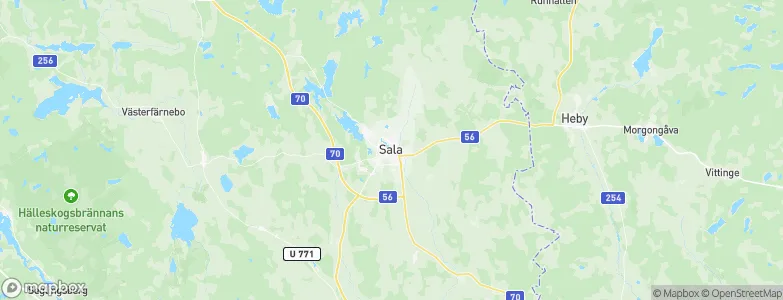 Sala, Sweden Map