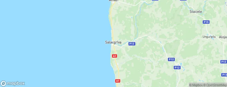 Salacgrīva, Latvia Map