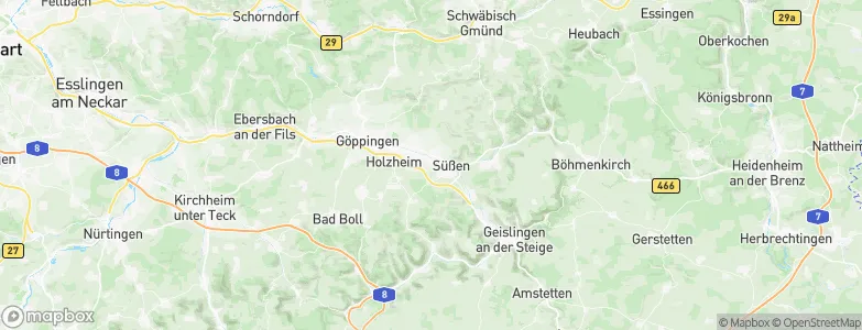 Salach, Germany Map