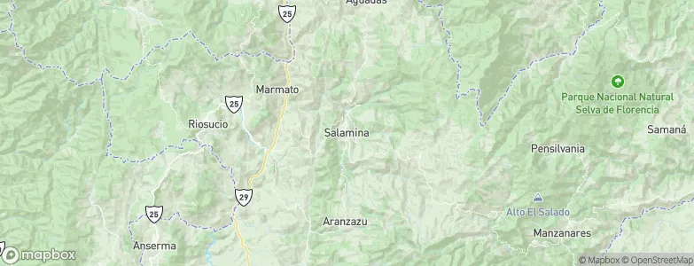 Salamina, Colombia Map