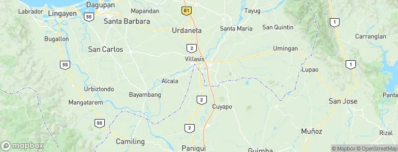 Salcedo, Philippines Map