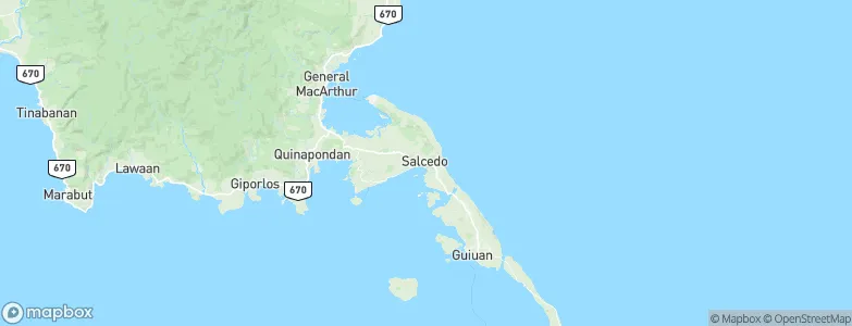 Salcedo, Philippines Map
