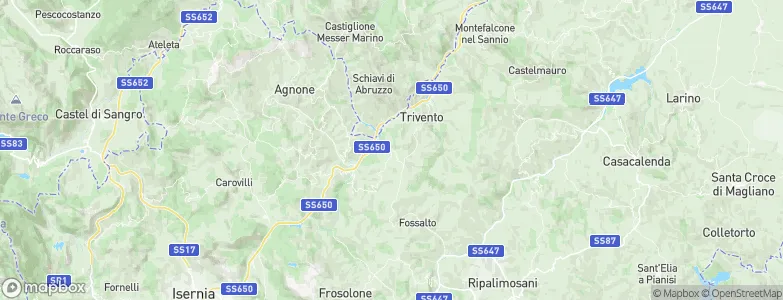 Salcito, Italy Map