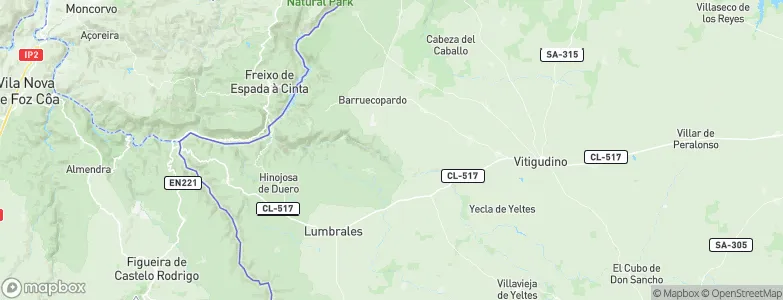 Saldeana, Spain Map