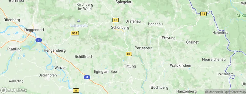 Saldenburg, Germany Map