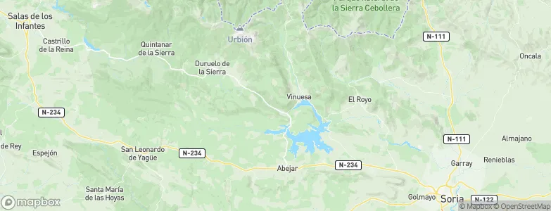 Salduero, Spain Map