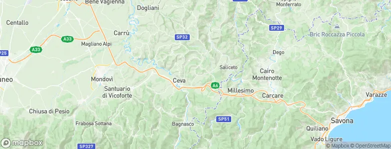 Sale San Giovanni, Italy Map