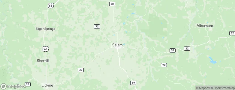 Salem, United States Map