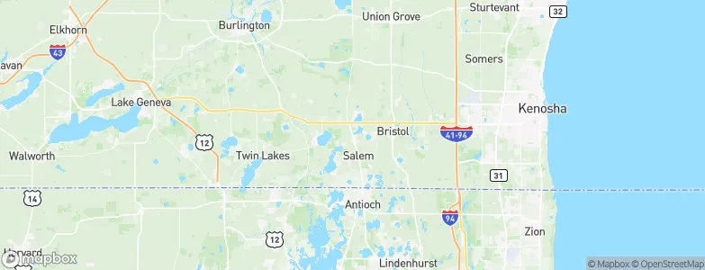 Salem, United States Map