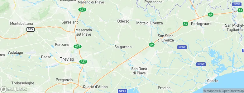 Salgareda, Italy Map