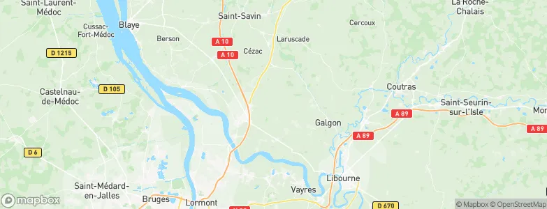 Salignac, France Map