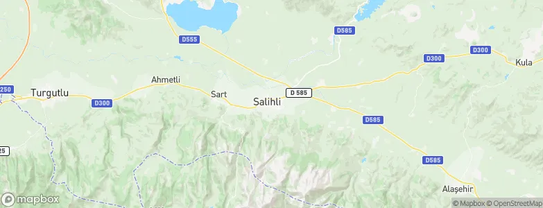 Salihli, Turkey Map