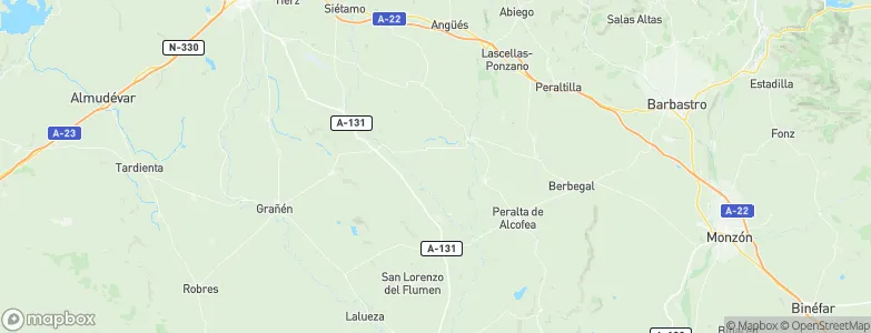 Salillas, Spain Map
