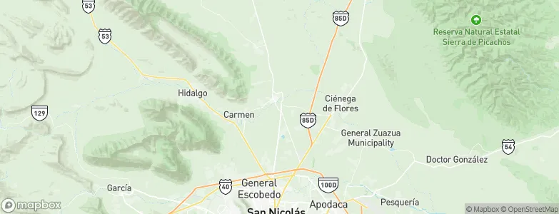 Salinas Victoria, Mexico Map