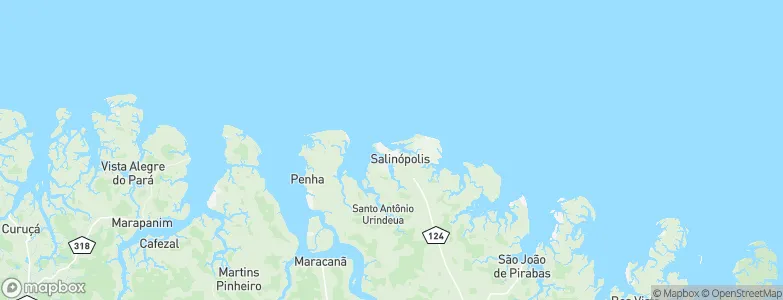 Salinópolis, Brazil Map