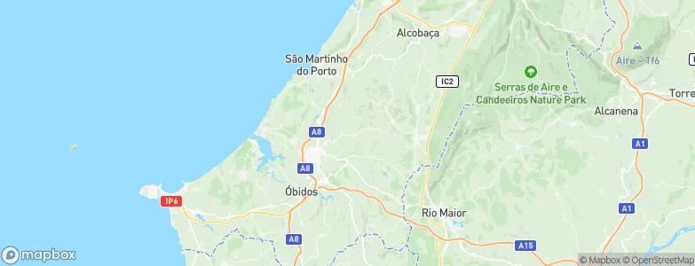 Salir de Matos, Portugal Map