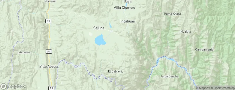 Salitre, Bolivia Map
