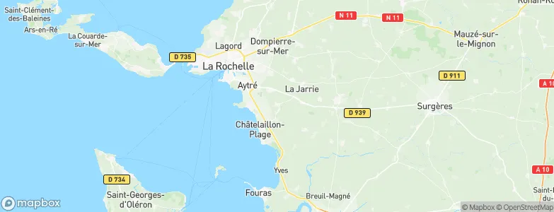 Salles-sur-Mer, France Map