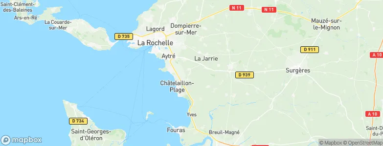 Salles-sur-Mer, France Map