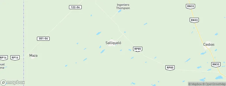 Salliqueló, Argentina Map