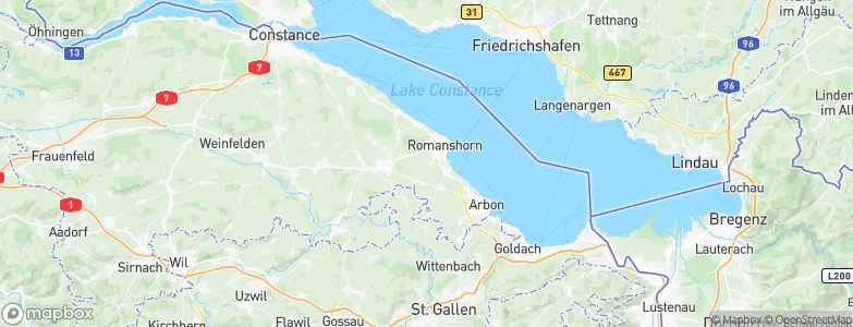 Salmsach, Switzerland Map