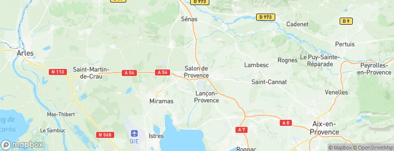 Salon-de-Provence, France Map