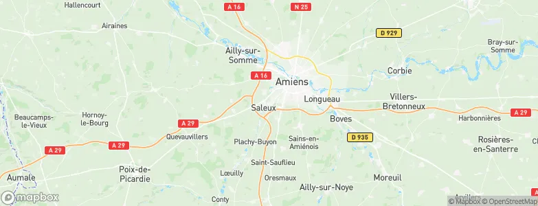 Salouël, France Map