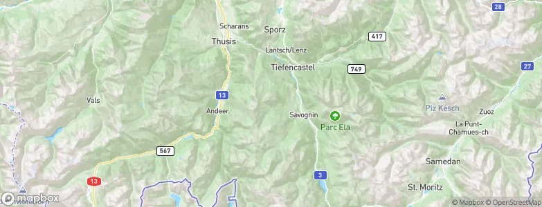 Salouf, Switzerland Map