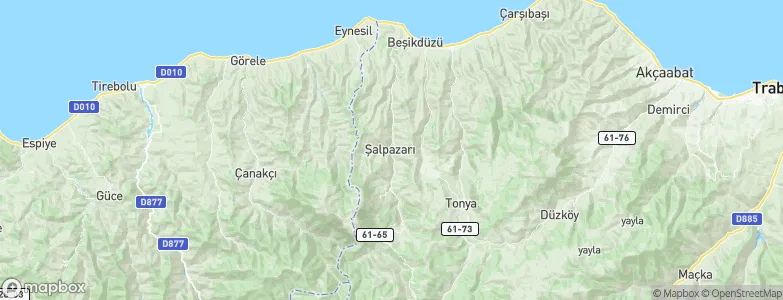 Şalpazarı, Turkey Map