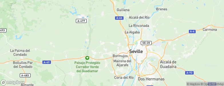 Salteras, Spain Map