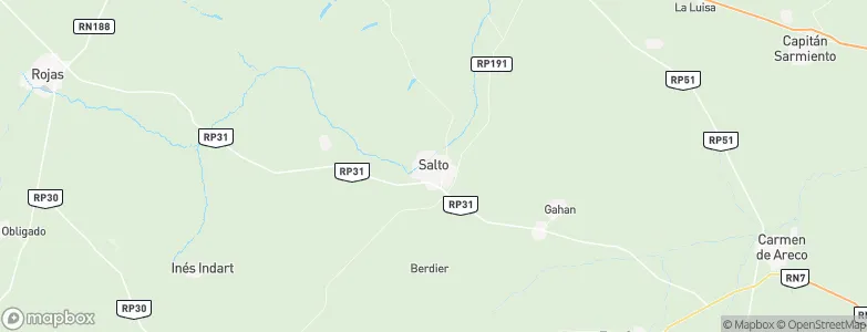 Salto, Argentina Map