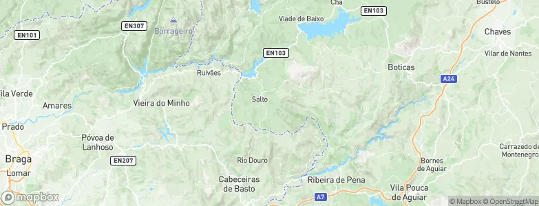 Salto, Portugal Map