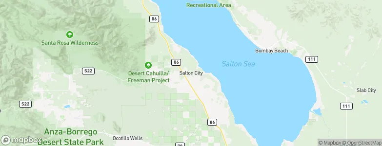 Salton City, United States Map